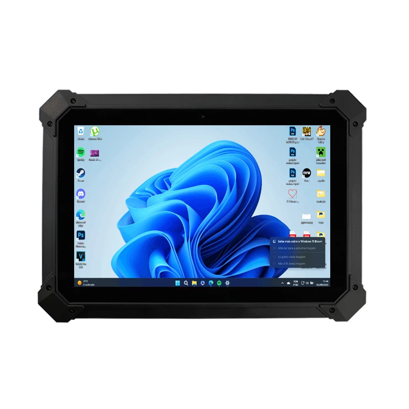 MS10-Inch Industrial-Grade Waterproof Windows 11 Tablet PC RJ45 for HDMI 8GB Memory 2D QR Code Scanner for Harsh Environments