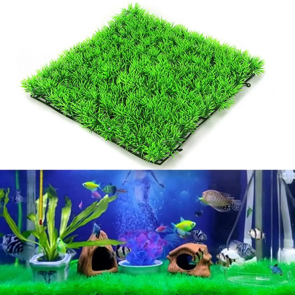 Low-maintenance Micro Grass Rug Durable Fade-resistant Grass Low-maintenance Aquarium Decoration for Fish Tank Aquascape