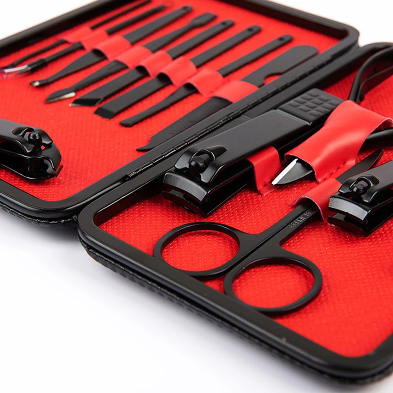 ステンレス鋼のネイルチップセット,マニキュアツール