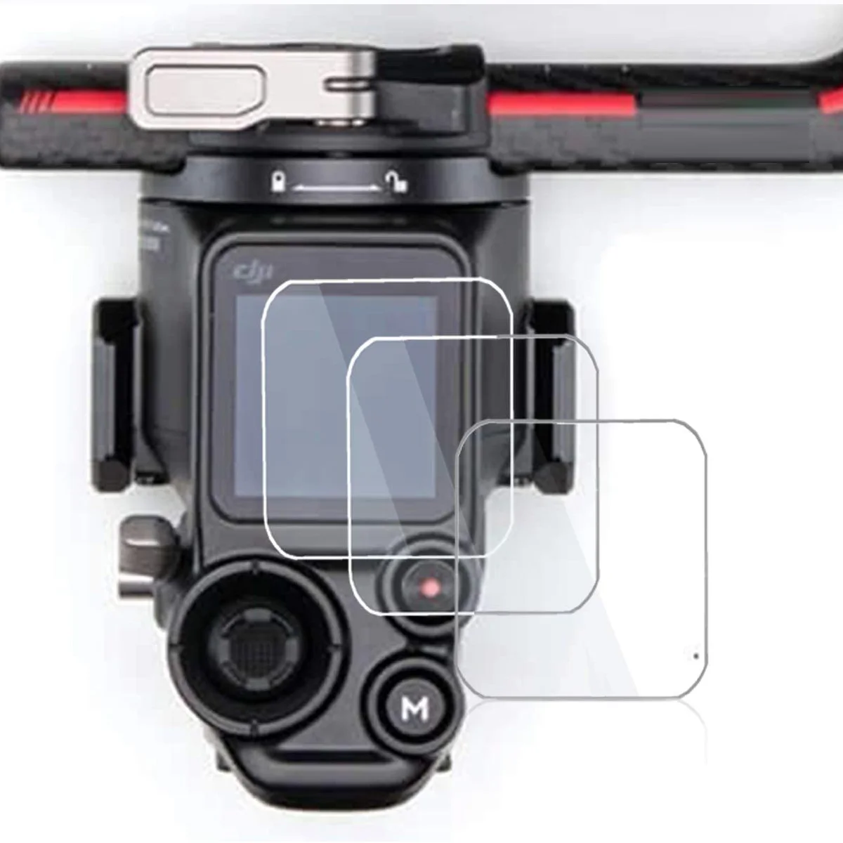 Hard Glass Screen Protector Cover For DJI Ronin RS 4/4pro/3/3pro RS3 Mini/RS4 Pro Handheld Gimbal Protective Film Accessories