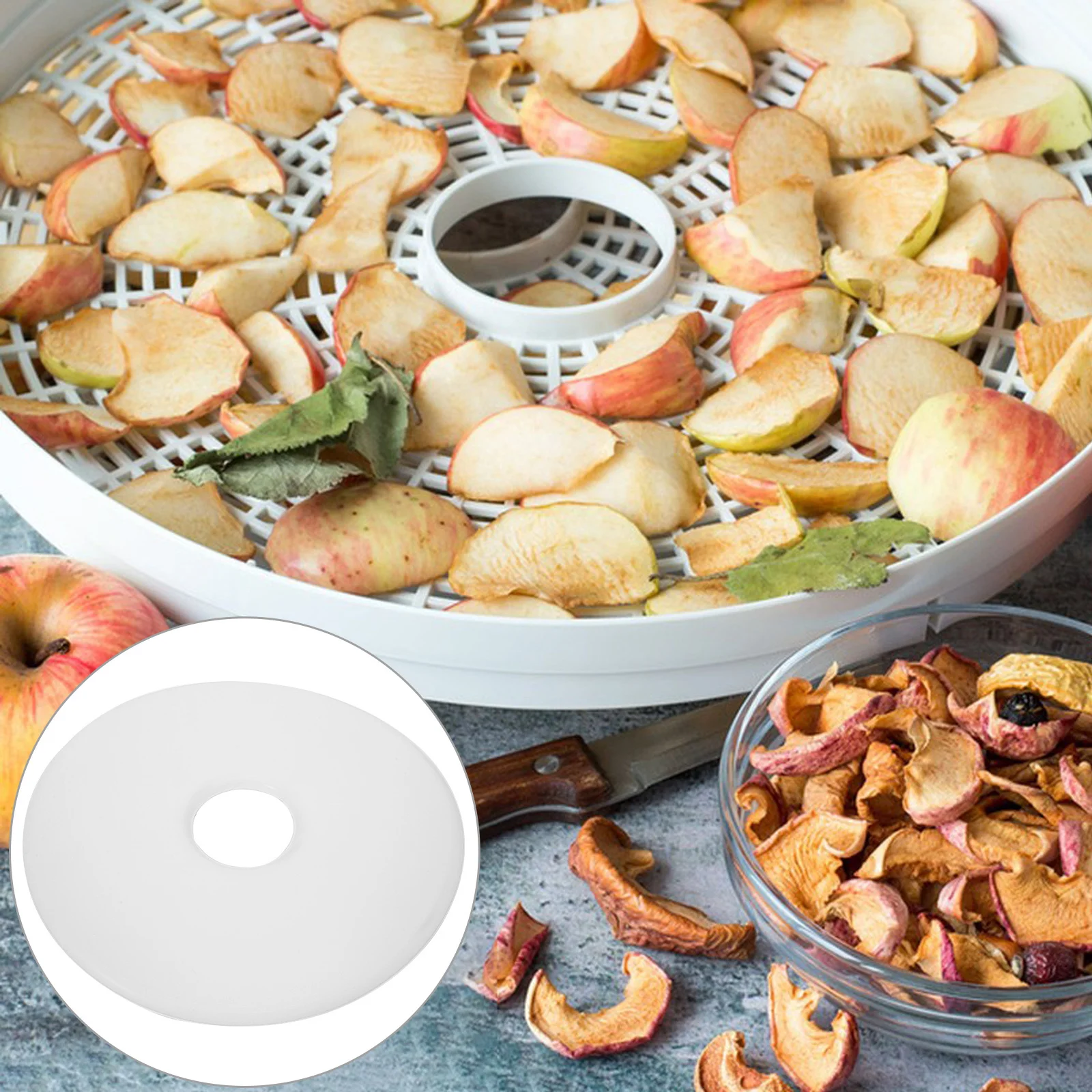 

Plastic Dehydrator Sheets Round Non-Stick Fruit Dryer Mat Large Food Dryer Liner Drier Tray Drier Tray Plastic
