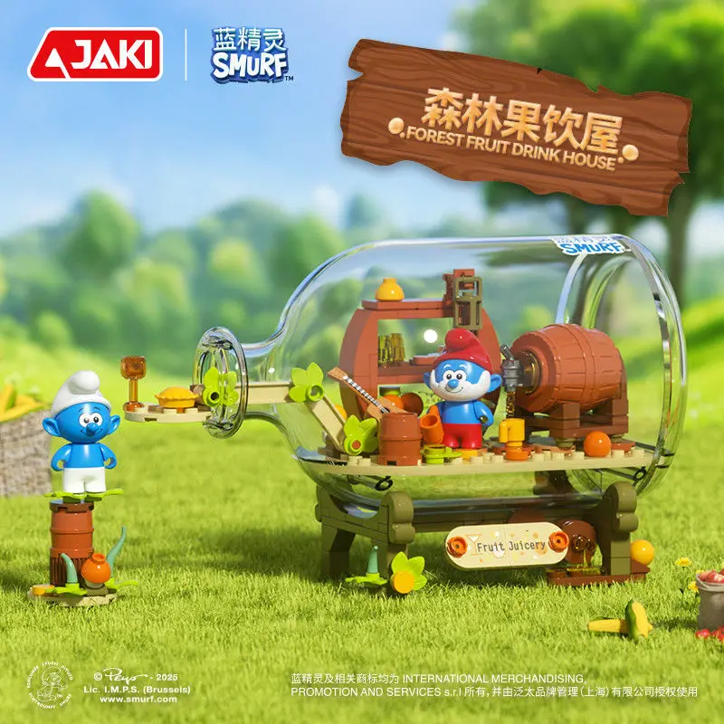 

JAKI Building Blocks New Blue Elf Drifting Bottle Series Building Assembly Toy Ornament Puzzle Children's Building Gift