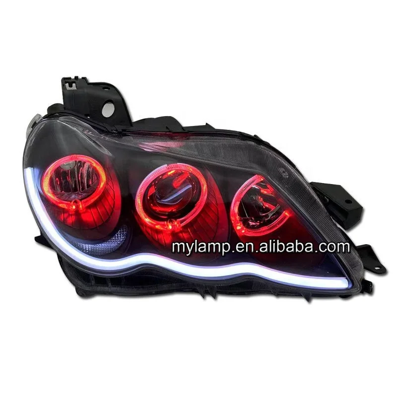 Upgrade Your Car For REIZ/Mark X LED Headlight Angel Eyes Bi-LED Projector Lens 2005-2009