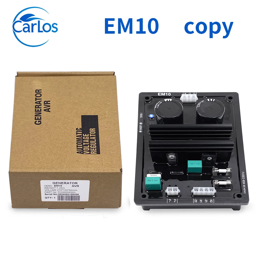 Original EM10 AVR Caterpillar CAT 398-7247 Leroy Somer Automatic Voltage Regulator For Diesel Generator Set Made In France