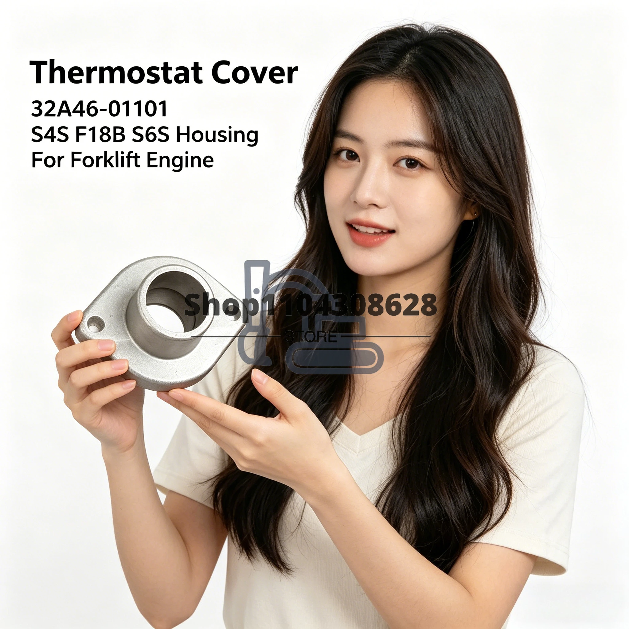

Thermostat Cover 32A46-01101 S4S F18B S6S Housing For Forklift Engine