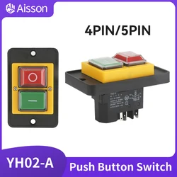 YH02-A YH01-A 110V 220V Electromagnetic Switch Starter Push Button Large Panel for Machine Tool Equipment Waterproof