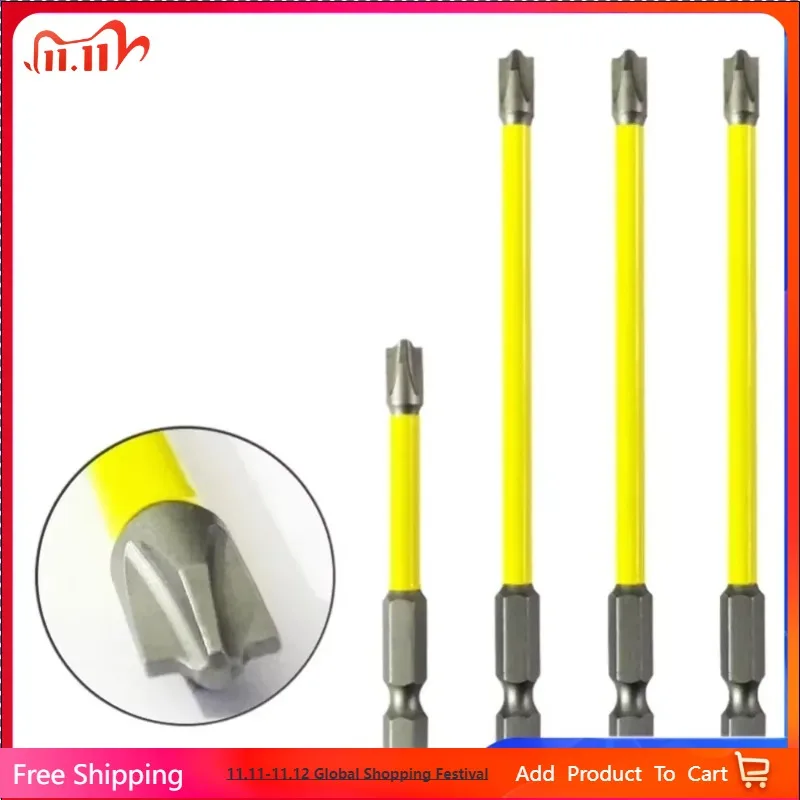 

65/110mm FPH2 Screwdriver Bits Magnetic Electrician Special Slotted Cross Screwdriver Bit For Socket Switch Anti Slip Hand Tool