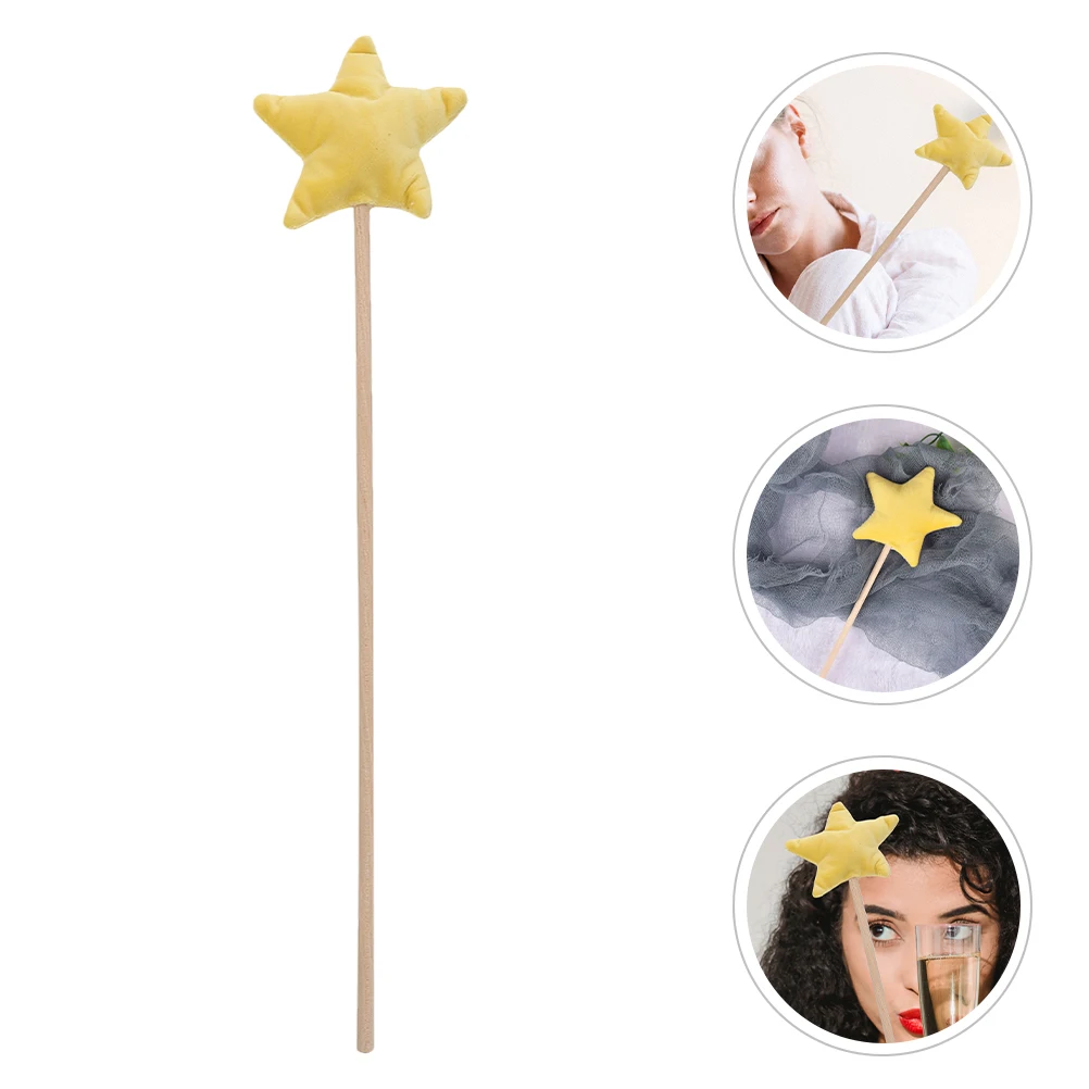 

1pc Adorable Star Fairy Reusable Decorative Wand For Birthday Party Stage Performance Cosplay Novelty Wand For Girls