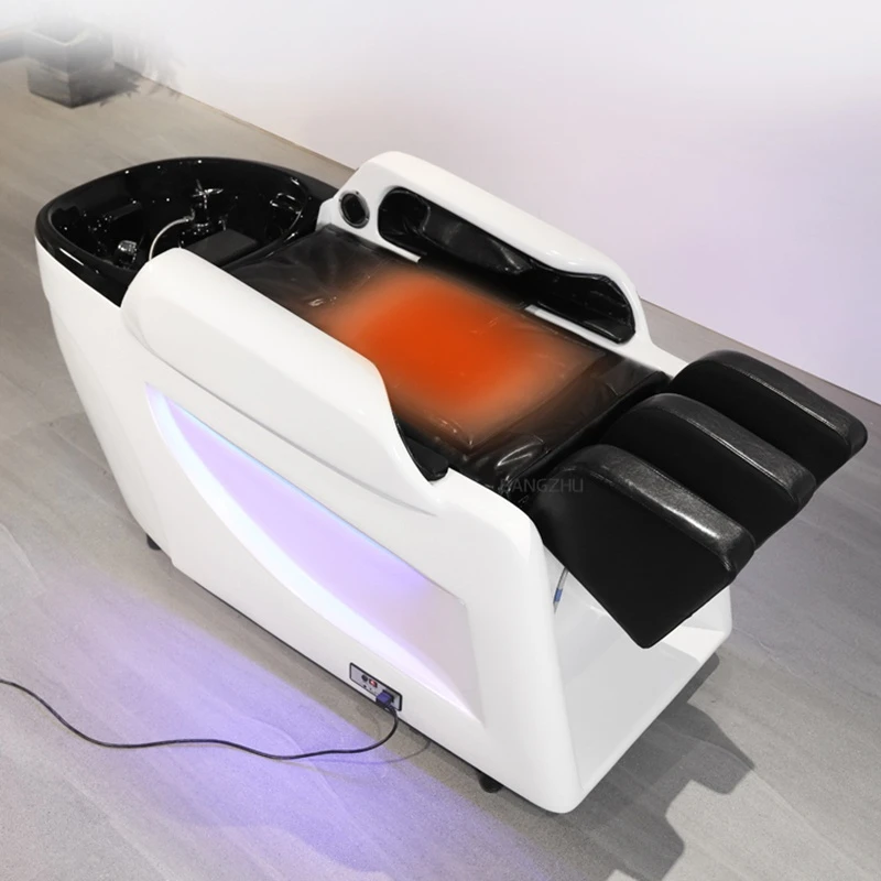 

Hairdressing Shampoo Bed Basin Washbasin Hair Therapy Reclining Salon Chair Spa Machine Massage Washing Makeup Wash XFY-153