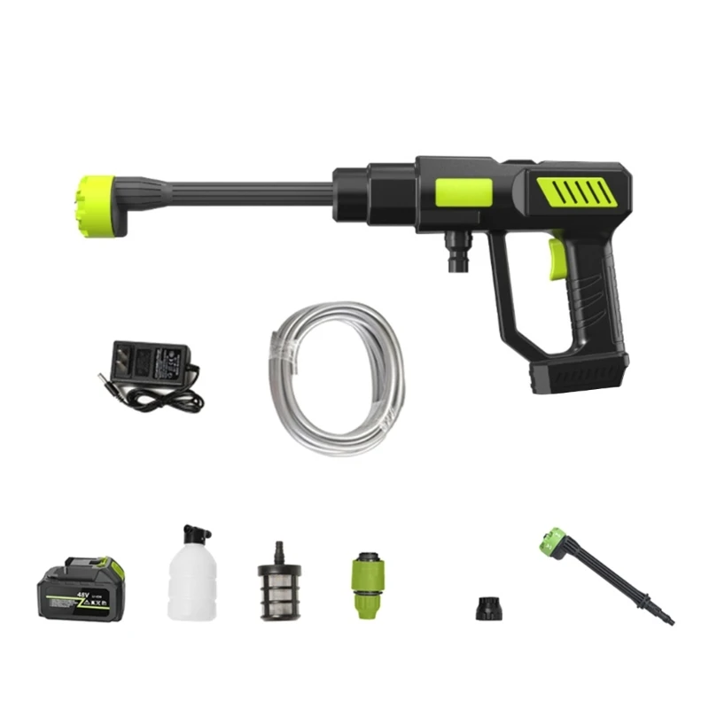 

Cordless High Pressure Washer Guns Pressure Washer with 6-in-1 Adjustable Nozzle