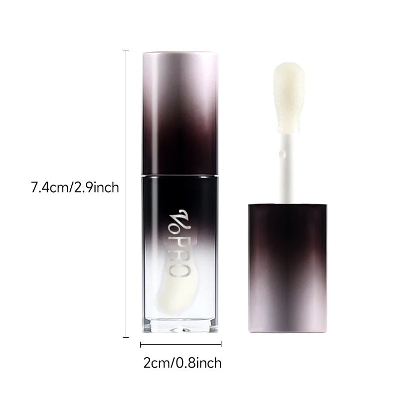 Óleo de essência de brilho labial hidratante - vitamina E, bálsamo labial hidratante e nutritivo, lábios hidratados macios de longa duração, não gordurosos e macios