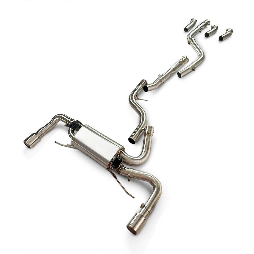 Cat-back exhaust for BMW 225I F22 F23 two door 2.0T B48 2020-2022  SS304 stainless steel intelligent valve exhaust pipe