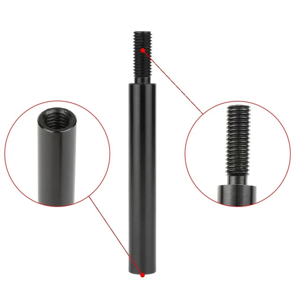 블랙 알루미늄 시프트 노브 익스텐더 익스텐션 레버 기어 수동 시프터 로드, 대부분의 혼다 SK-1014 M10X1.5mm 스레드, 118mm