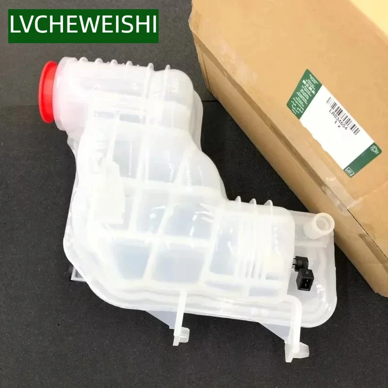 

5.0L SC V8 Petrol Radiator Coolant Overflow Container for Land Range Rover 13- RR Sport 14- Expansion Tank With Sensor LR034654