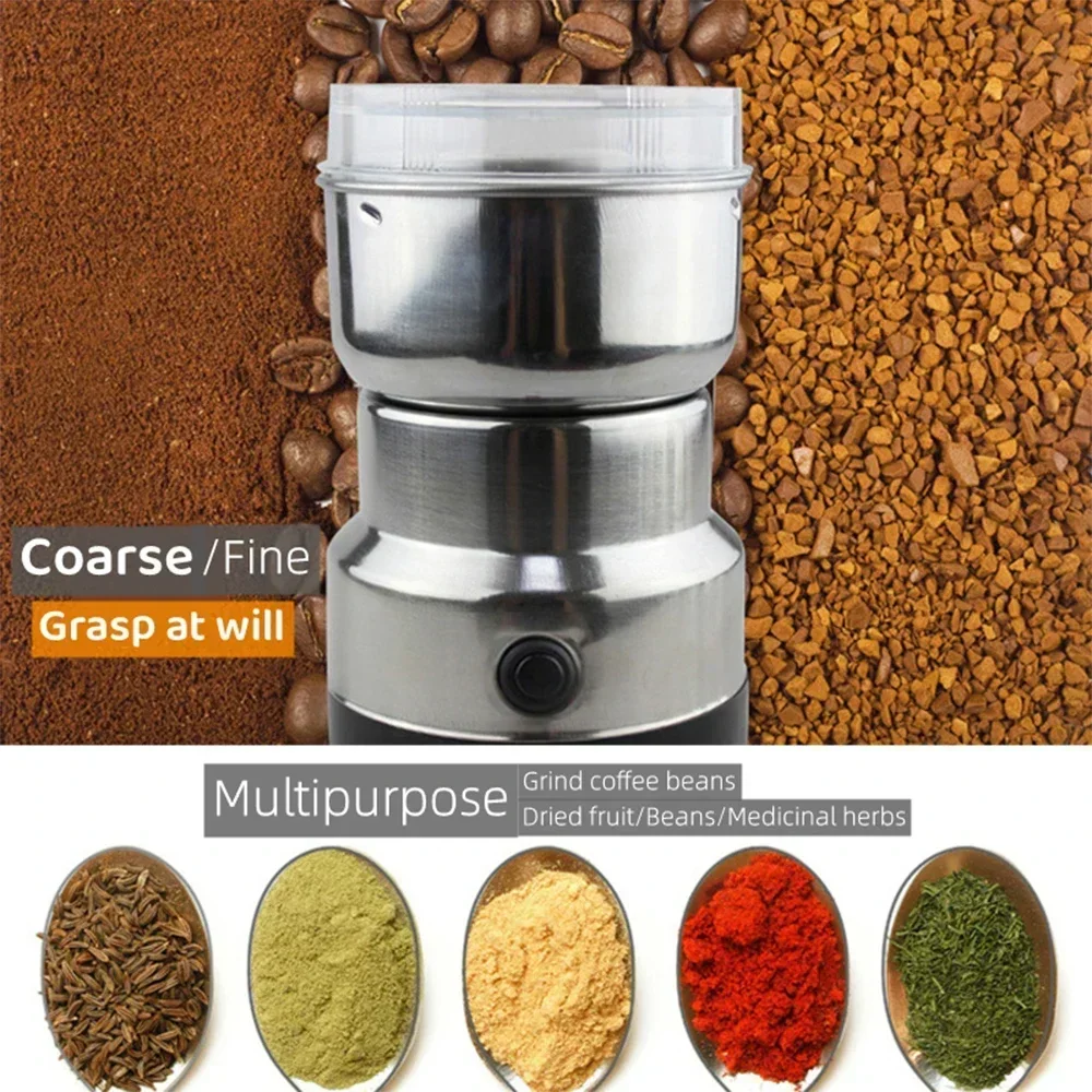 Electric Coffee Grinder Blenders for kitchen Household Cereals Nuts Spices Beans Machine Multifunctional Espresso Moedor de cafe