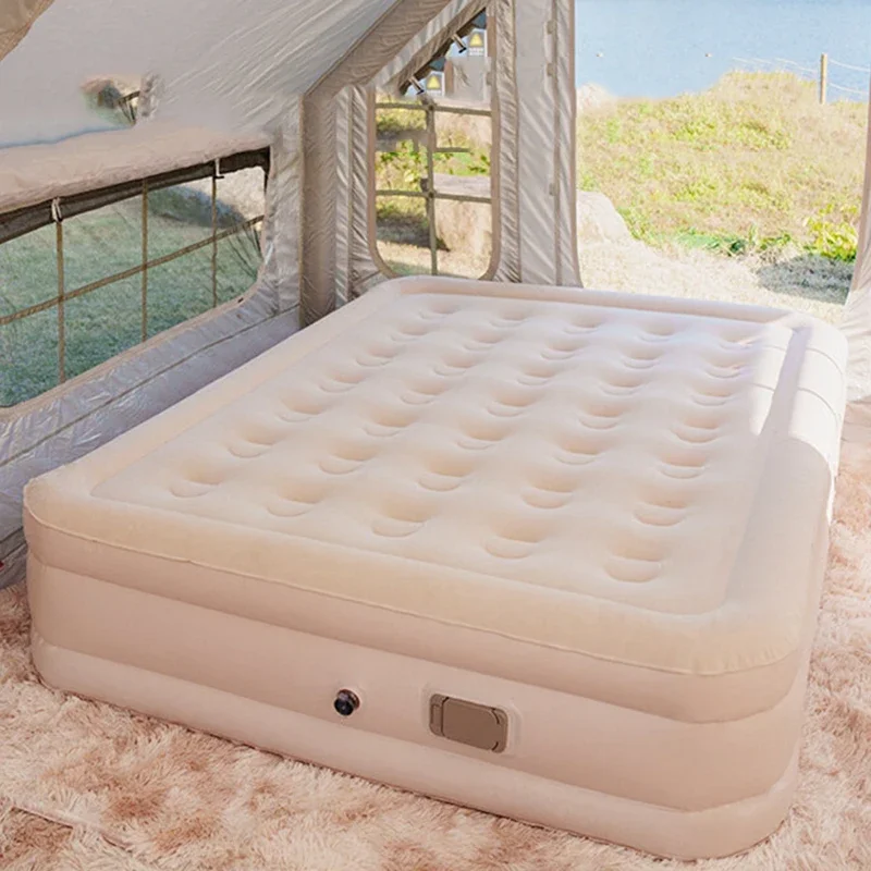 Portable Camping Bed Leather Sleeping Princess Beauty Luxury Bed Girls Design Tatami Folding Beliche Lounge Suite Furniture