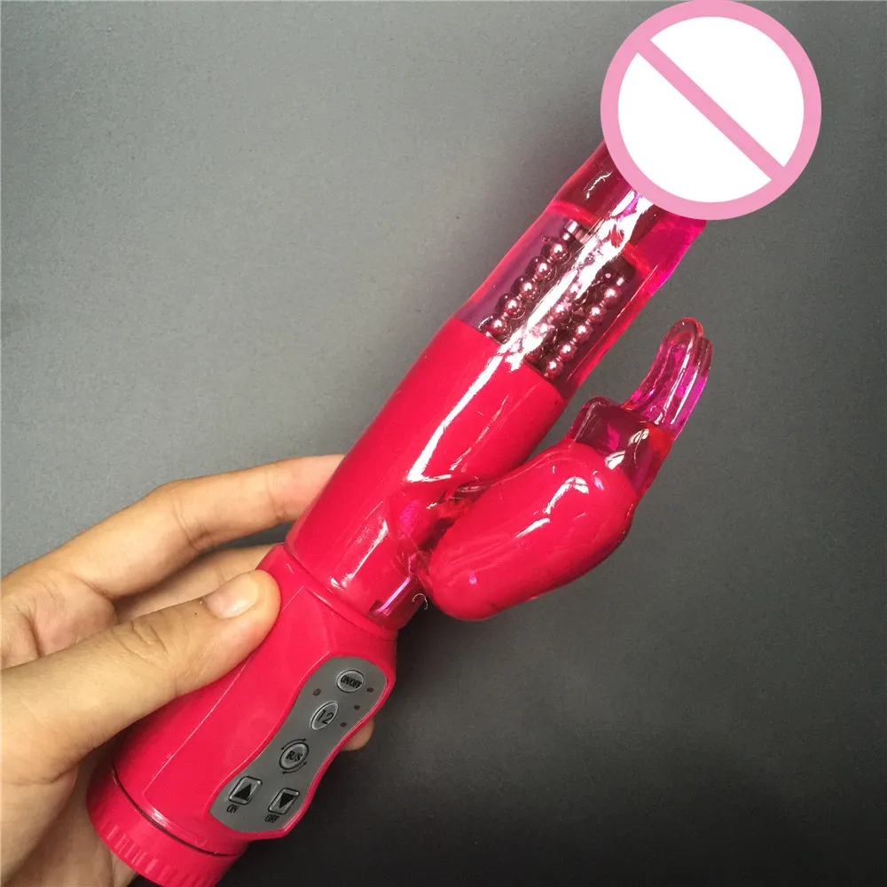 G Spot Dildo Rabbit Vibrator Masturbator Sex Toys for Women Vagina Clitoris Double Vibrator 10 Speeds Vagina Vibration sex toys