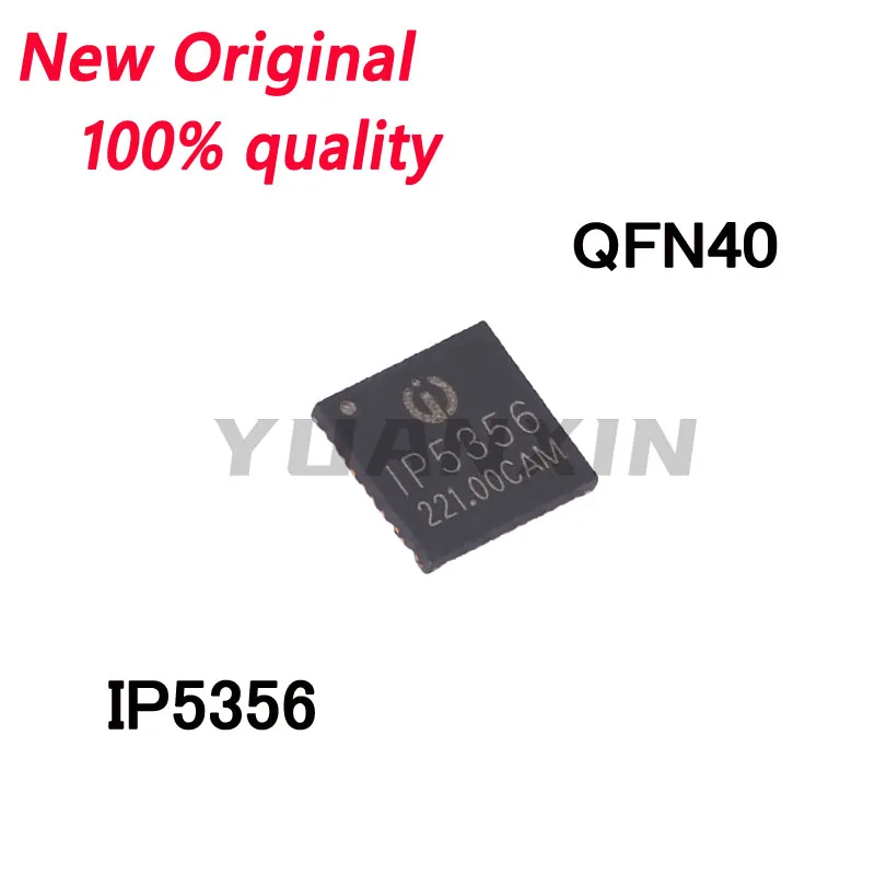 2~5PCS New Original IP5356 IP5356-188-BZ Power Management Chip QFN-40 Bidirectional PD3.0 Fast Charge IC In Stock Fast Delivery