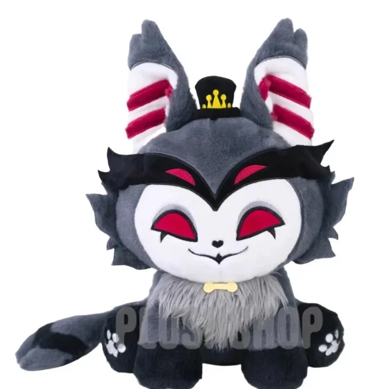 Hazbin Hotel Pelúcia Novo produto Vaggie Meow Hell Inn Vicky Cat Boneca grande de pelúcia parece macia e sentada com cerca de 43 cm de altura