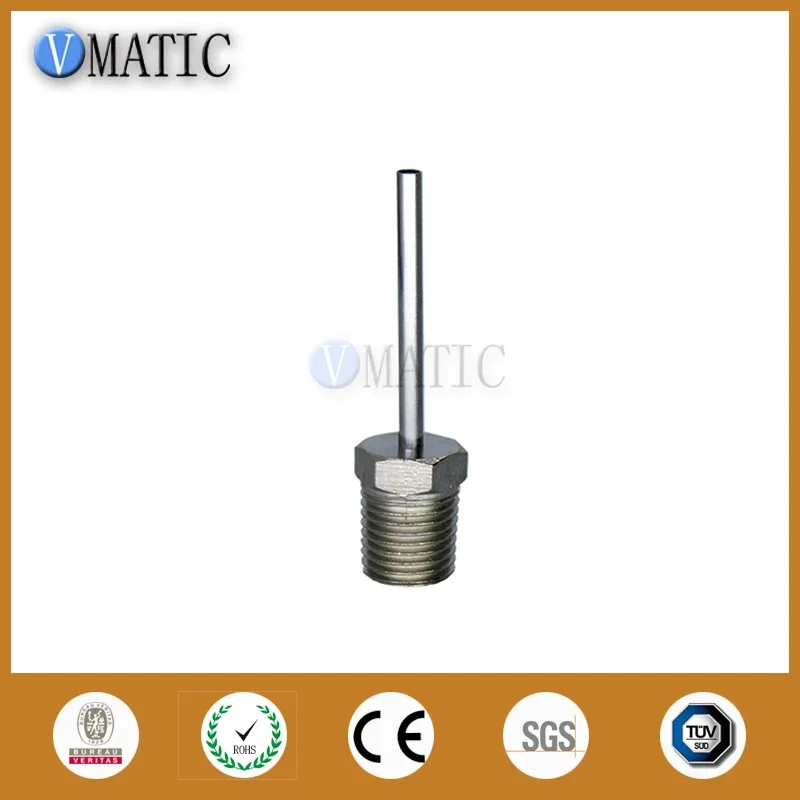 High Quality Glue Liquid Stainless Steel Needle M4 Luer Lock Thread Fitting Blunt Needle Tube Length 50mm