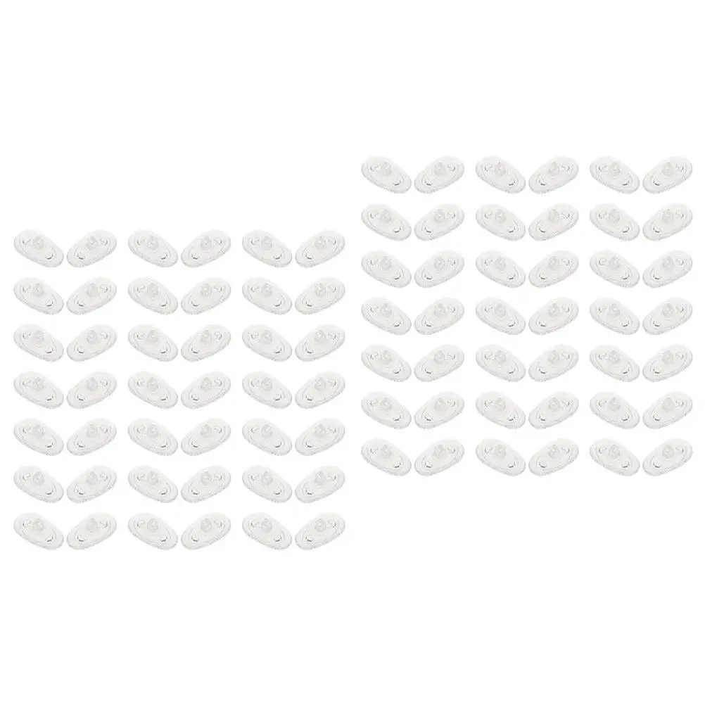 100 Pairs Glasses Nose Pads Silicone Eyeglass Cushions for Eyeglasses Replacement