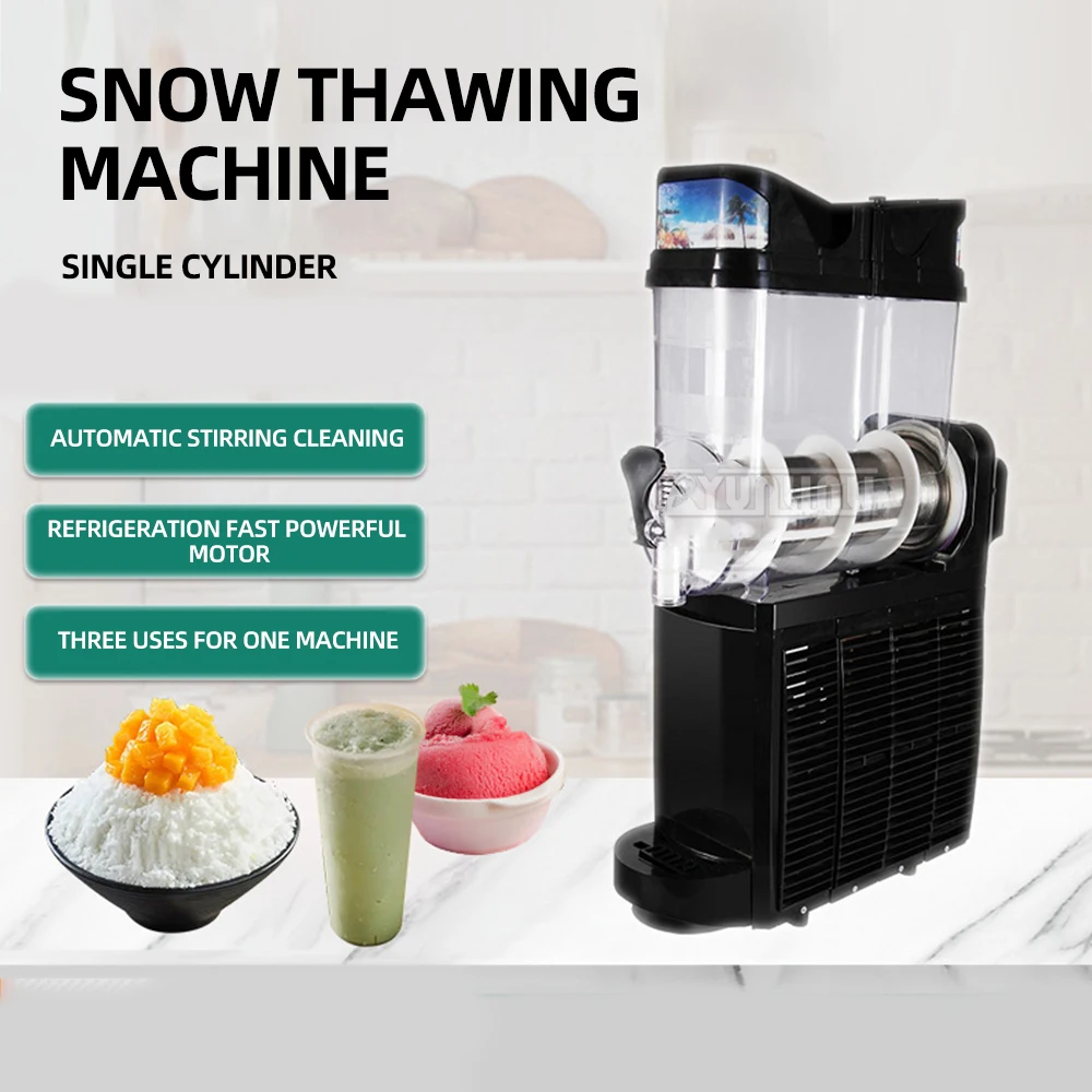 15л одноцилиндровая машина для слякоти, коммерческая машина для приготовления смузи, блендер Maquina De Nieve Shlushy Ice Maschine
