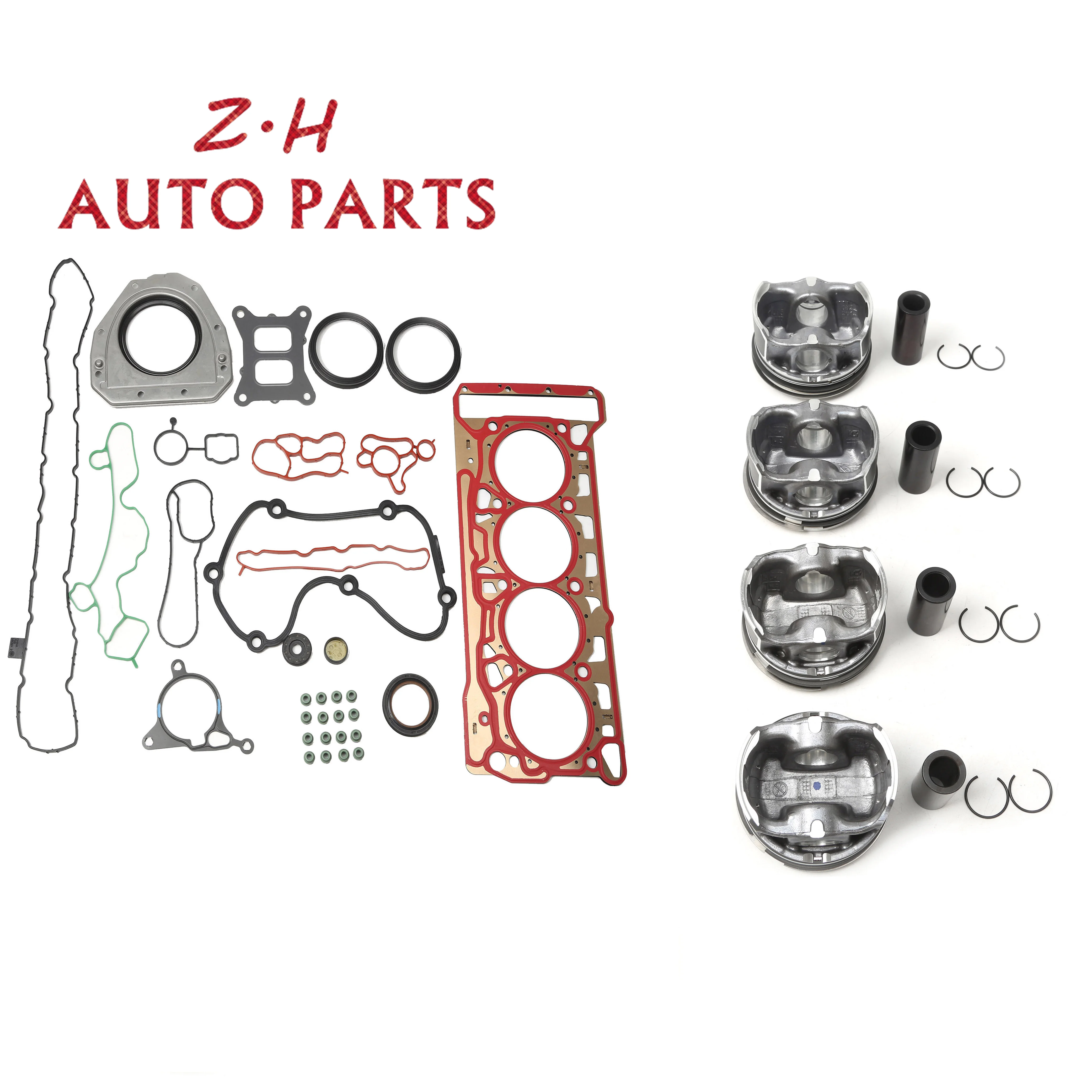 

Car Engine Repair Package Piston +0.50mm For VW Beetle Passat Audi A3 A5 Sportback Skoda Octavia Seat Leon 06K107065T 06L109675C