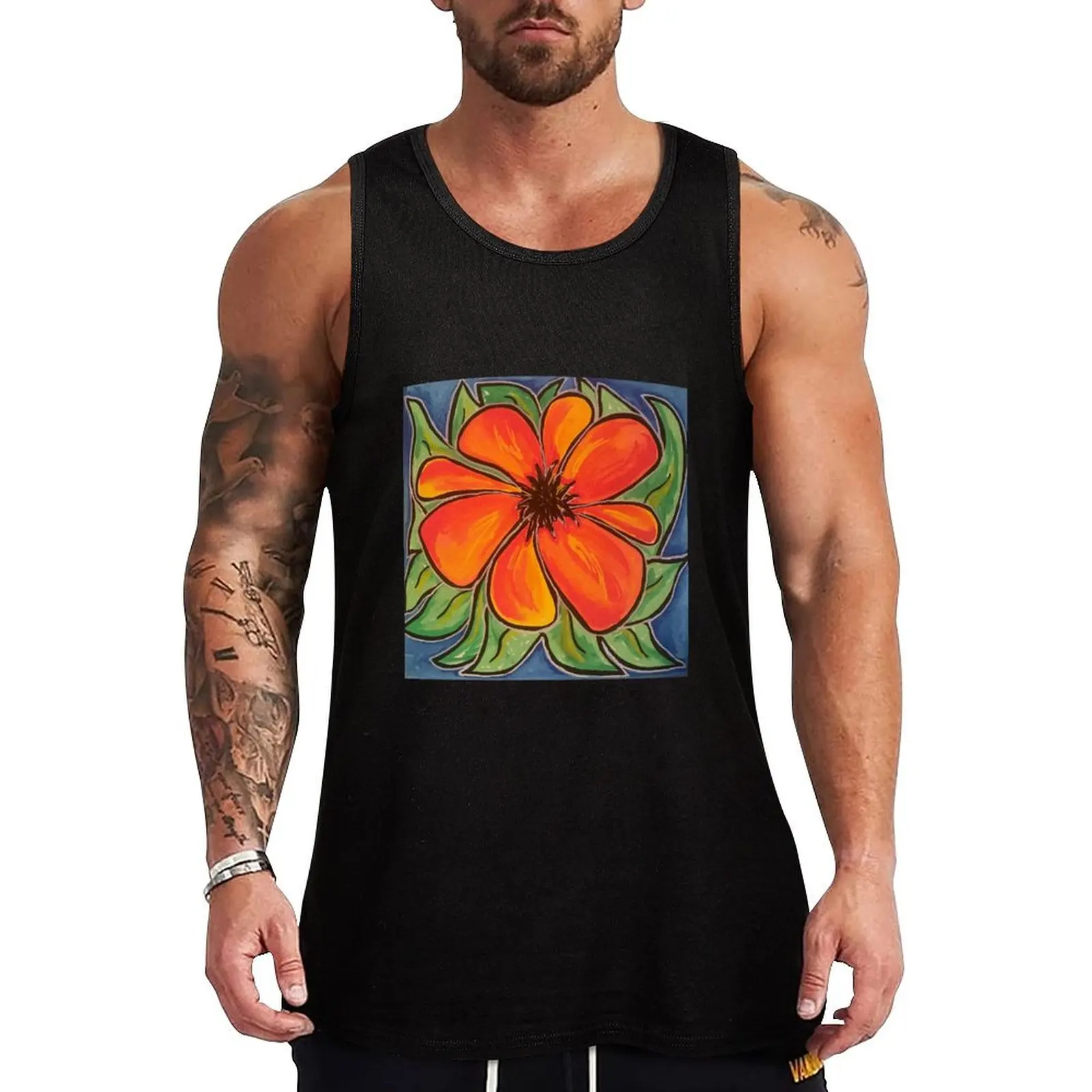 

Une Fleur d'Oranger Tank Top anime gym gym clothes men gym shirt men