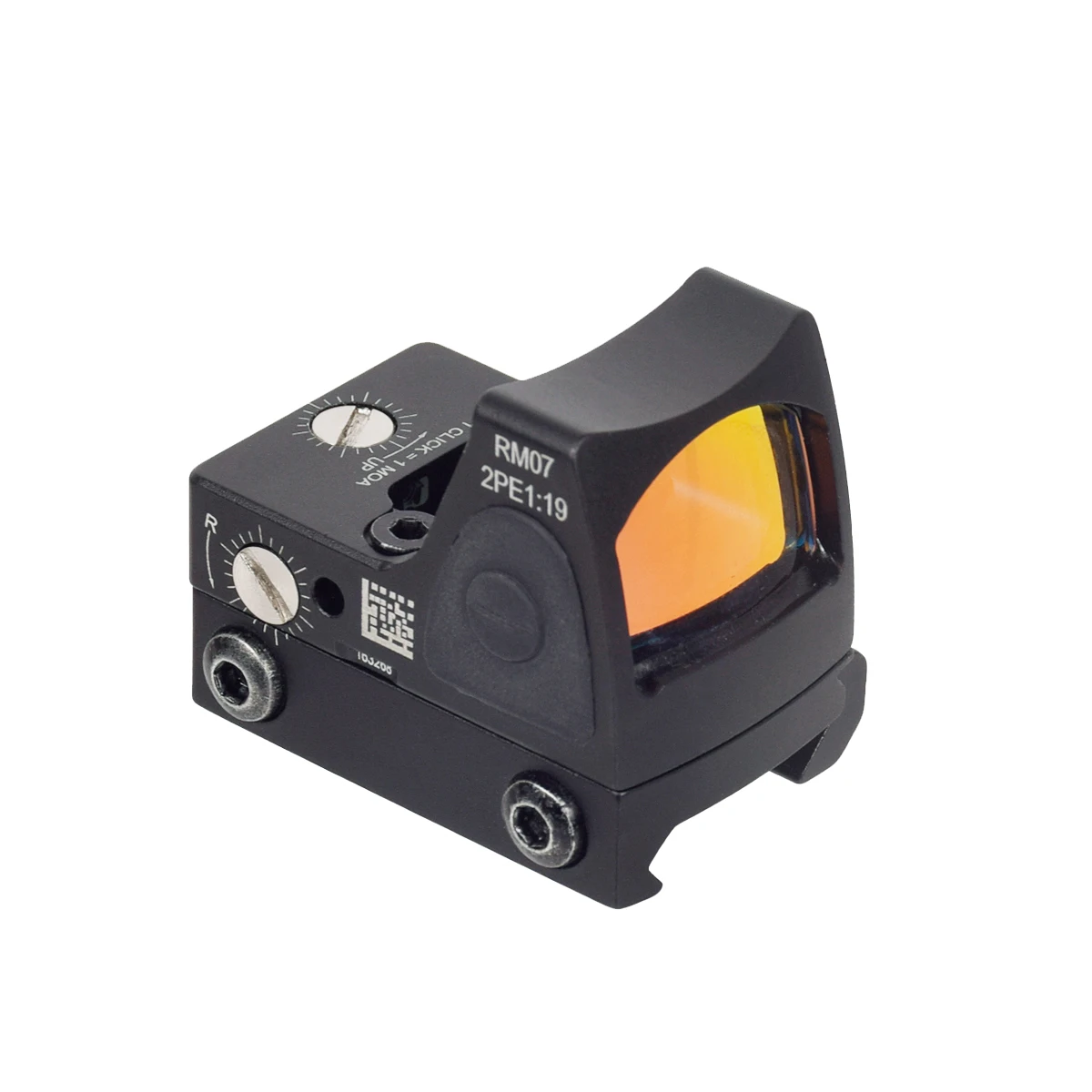 Tactical Mini Metal RM HD Red Dot Sight Scope For Glock 17 Rear Sight Mount Base Airsoft Optics Scope Fit 20mm Rail