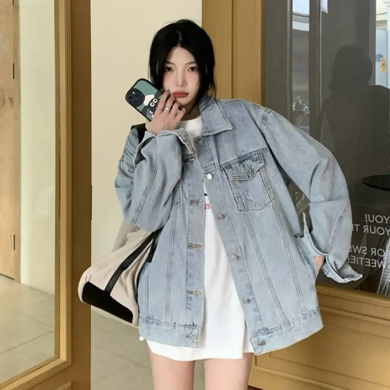 

Осенние куртки 2025 года, женские большие размеры, женские готические панк-куртки, черные пуговицы, передний карман, чистый простой базовый женский стиль, модная верхняя одежда