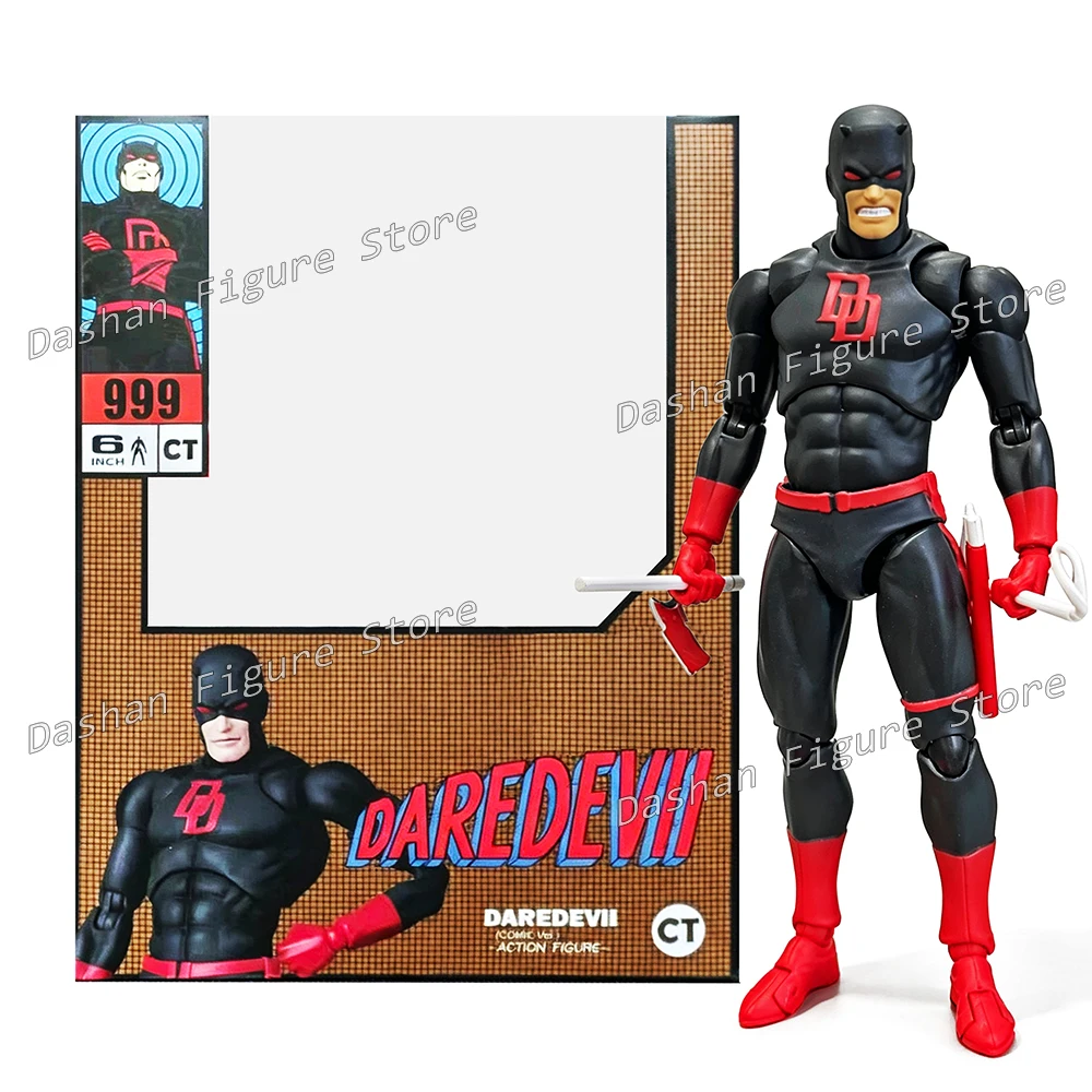 Original Ct Toys Daredevil Action Figure Mafex Matt Murdock Figures Comic Daredevil Black Suit Figurine Model Toy Holiday Gifts