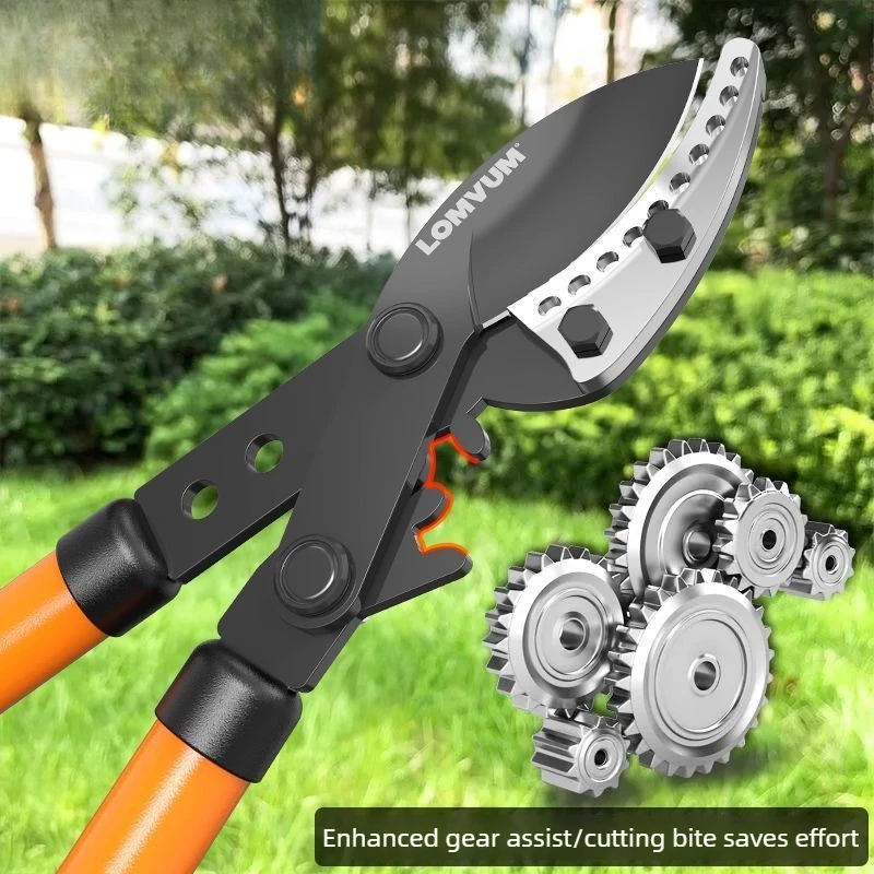 High Branch Pruning Shears Garden Lawn Tea Tree Fruit Pruning Shear Nursery Flower Gardening Coarse Branches Scissors Hand Tools