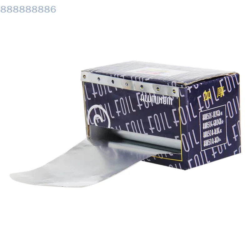 [B]Hairdressing Tin Foil Paper 1PCS 3/6/8M Super Long Thick Perm Aluminum Foil Paper Stain Hairdressing Supplies