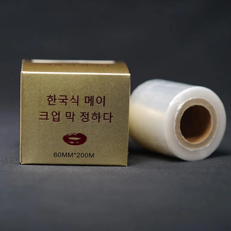 방부제 필름, 귀영 나팔 & Microblading, 60mm/42mm x 200mm, 귀영 나팔 덮개, 처분 할 수있는 눈썹 귀영 나팔 플라스틱 포장을위한 플라스틱 포장