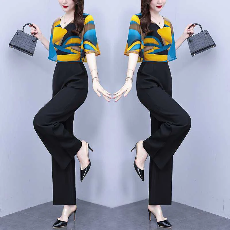 

Элегантный женский комбинезон с широкими штанинами Ele High-End Feelings, летний, 2025, новый, стильный, цельный, для офиса, с высокой талией, длинный