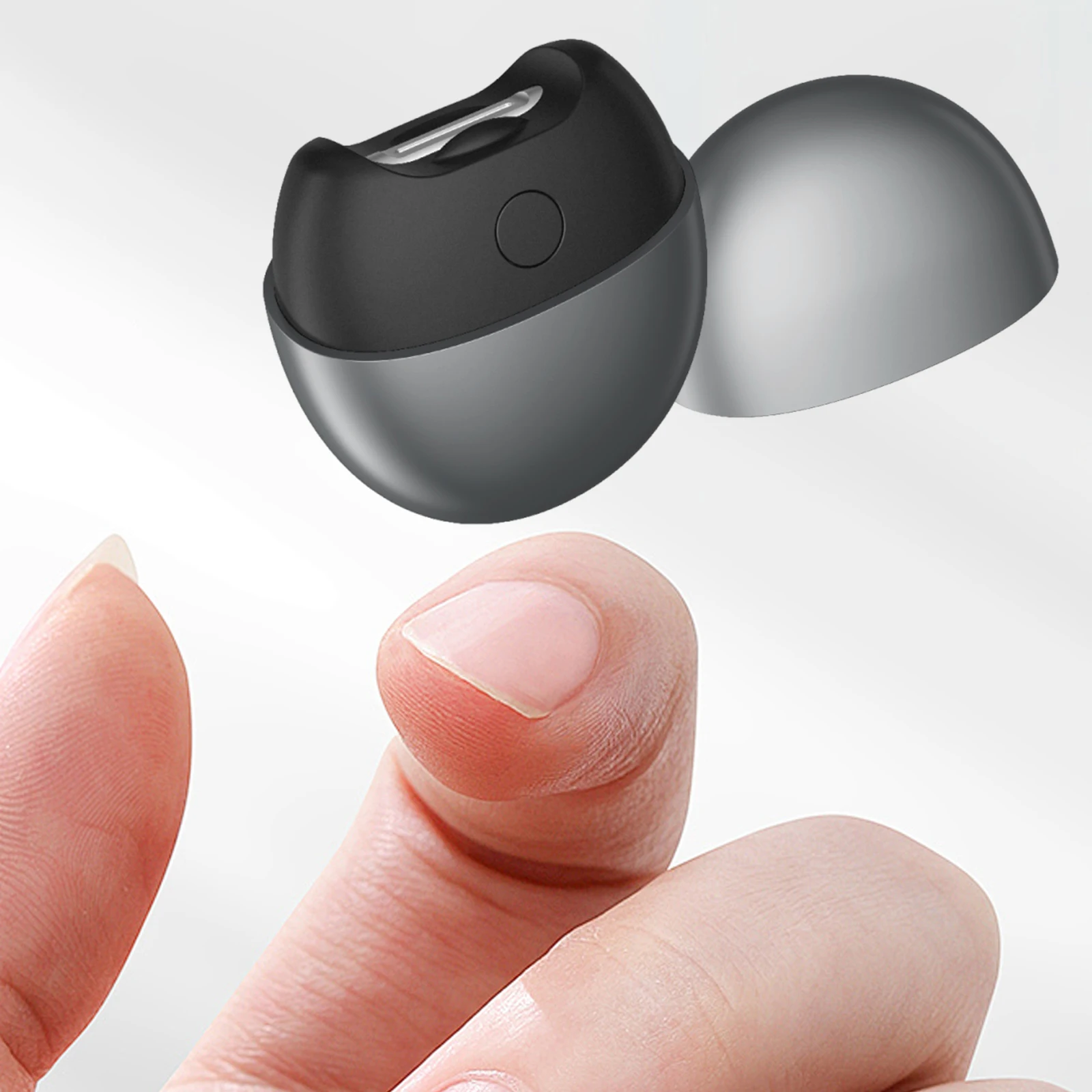 

Электрический автоматический триммер для ногтей с подсветкой и контейнером для сбора обрезков, перезаряжаемый, для детей, пожилых людей и взрослых