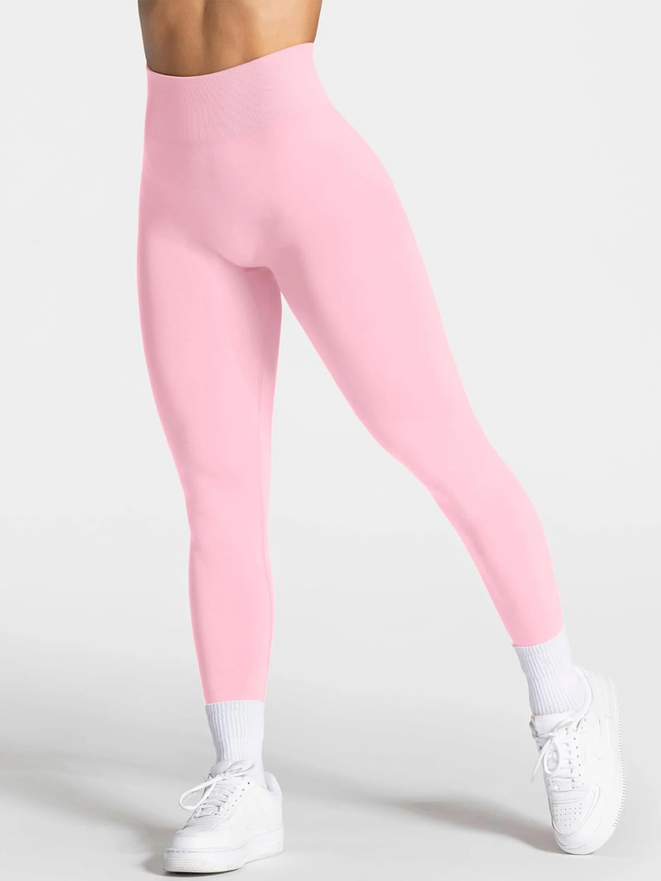 TAYOEA Best-selling: women’s high-waist tummy-control butt-lift seamless nude-feel stretch leggings, non-binding waist, squat-proof, soft, slimming leg-sculpt fit, for yoga, Pilates, gym, strength training and running