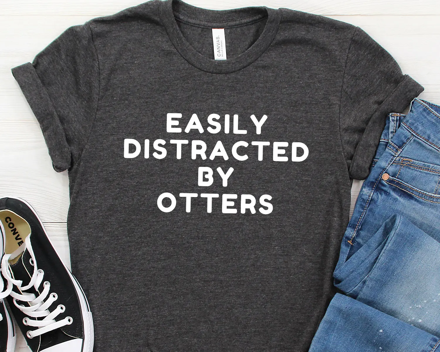 Easily Distracted By Otters Otter T Shirt Sea s Lover