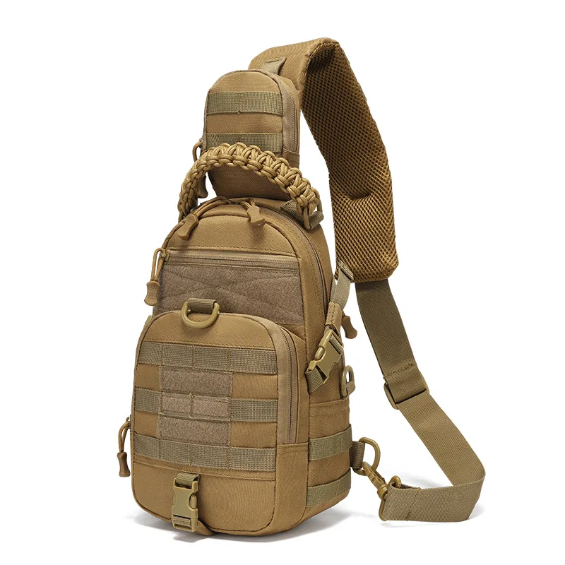 

Tactical Chest Bag for Men, Military Style Crossbody Sling Pack, Waterproof Multifunctional Outdoor Shoulder Bag