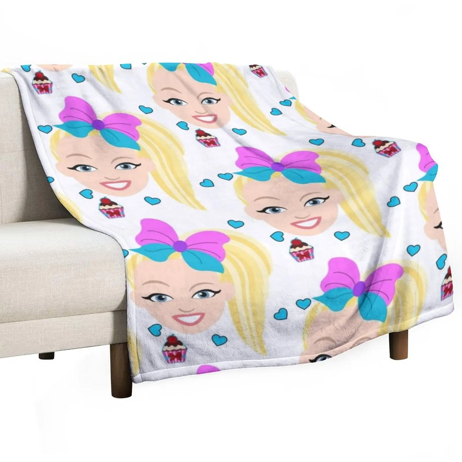 

Jojo siwa fan merch, Throw Blanket Moving Baby Fashion Sofas Nap Blankets