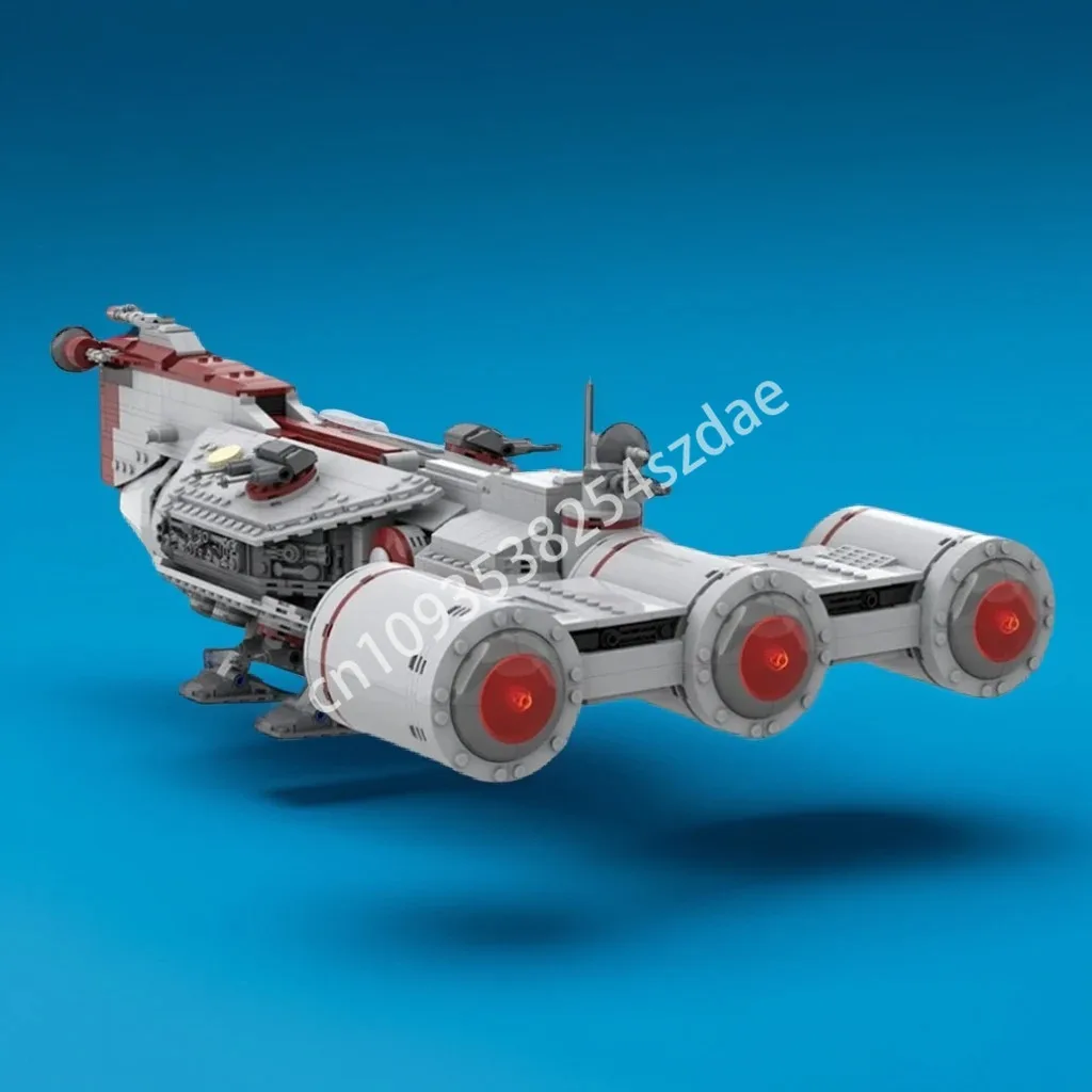 1733 Uds. MOC Republic Frigate Star Battle bloques de construcción DIY juguete para regalo de Navidad niños cumpleaños construcción
