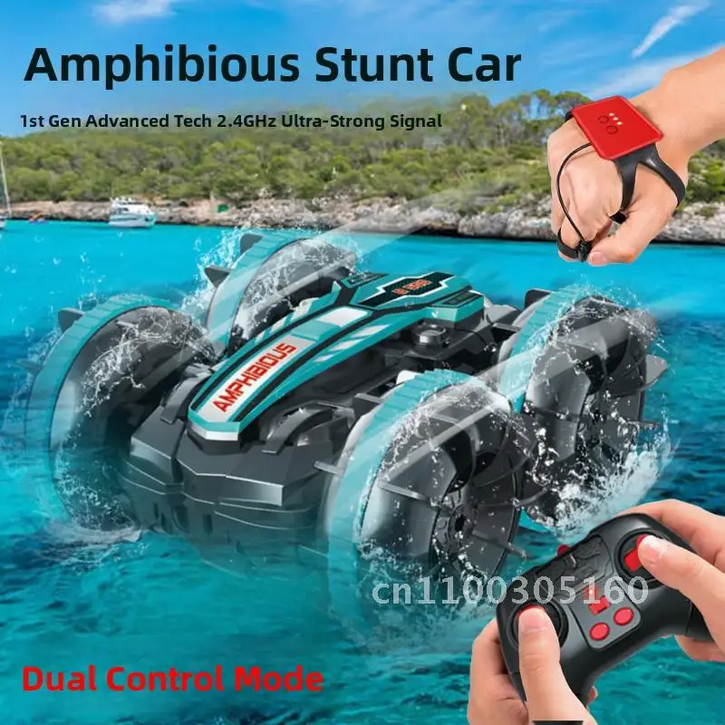 

Gesture sensing electric amphibious remote control four-wheel drive off-road vehicle for boys and children's toys