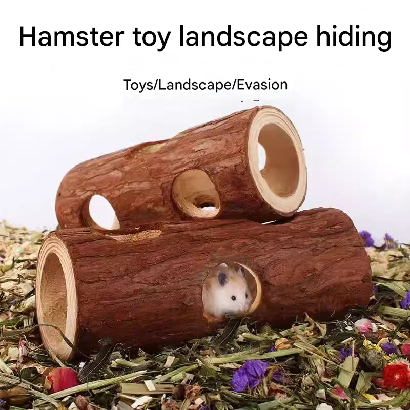 

Golden Bear Hamster Toy Evasion House Cage Landscaping To Relieve Boredom Self-hi Daily Necessities Daquan Underground Tunnel