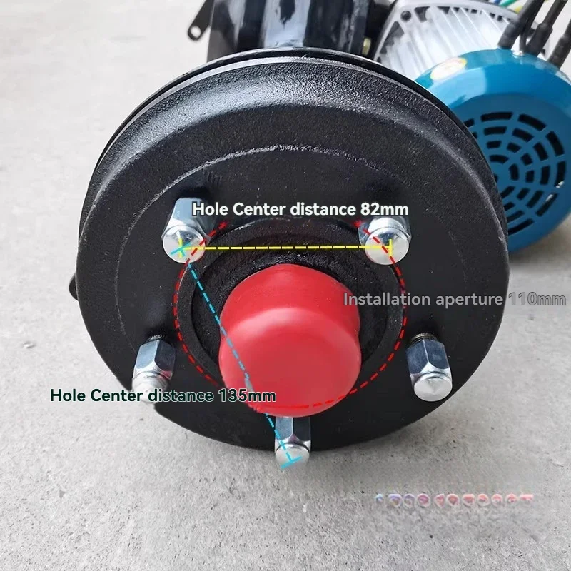 100CM Engineering Low-speed 1800w Brushless Motor Axle Electric Tricycle Rear Axle Assembly Load King Modified Universal
