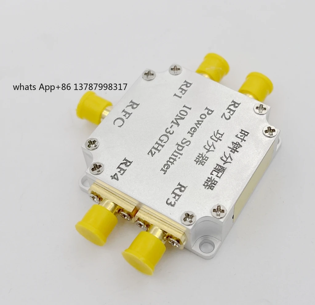 RF Power Splitter One-point Four 10M-3G Clock Splitter 2.4G WIFI Power Splitter