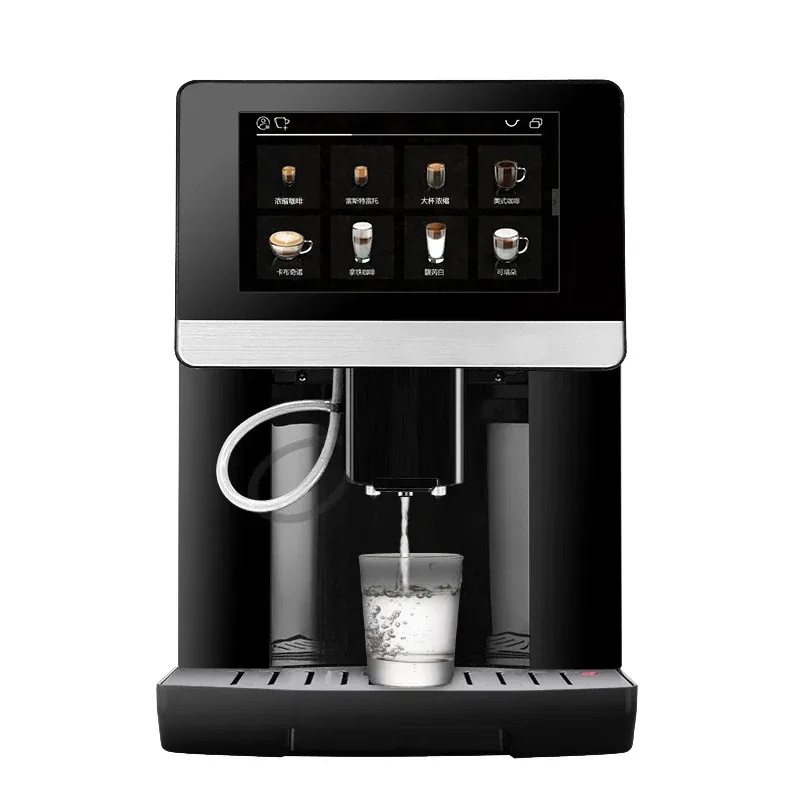 Coffee Machine 7'' Full Graphic Display and 18 Coffee Recipe Books One Touch Fully Automatic