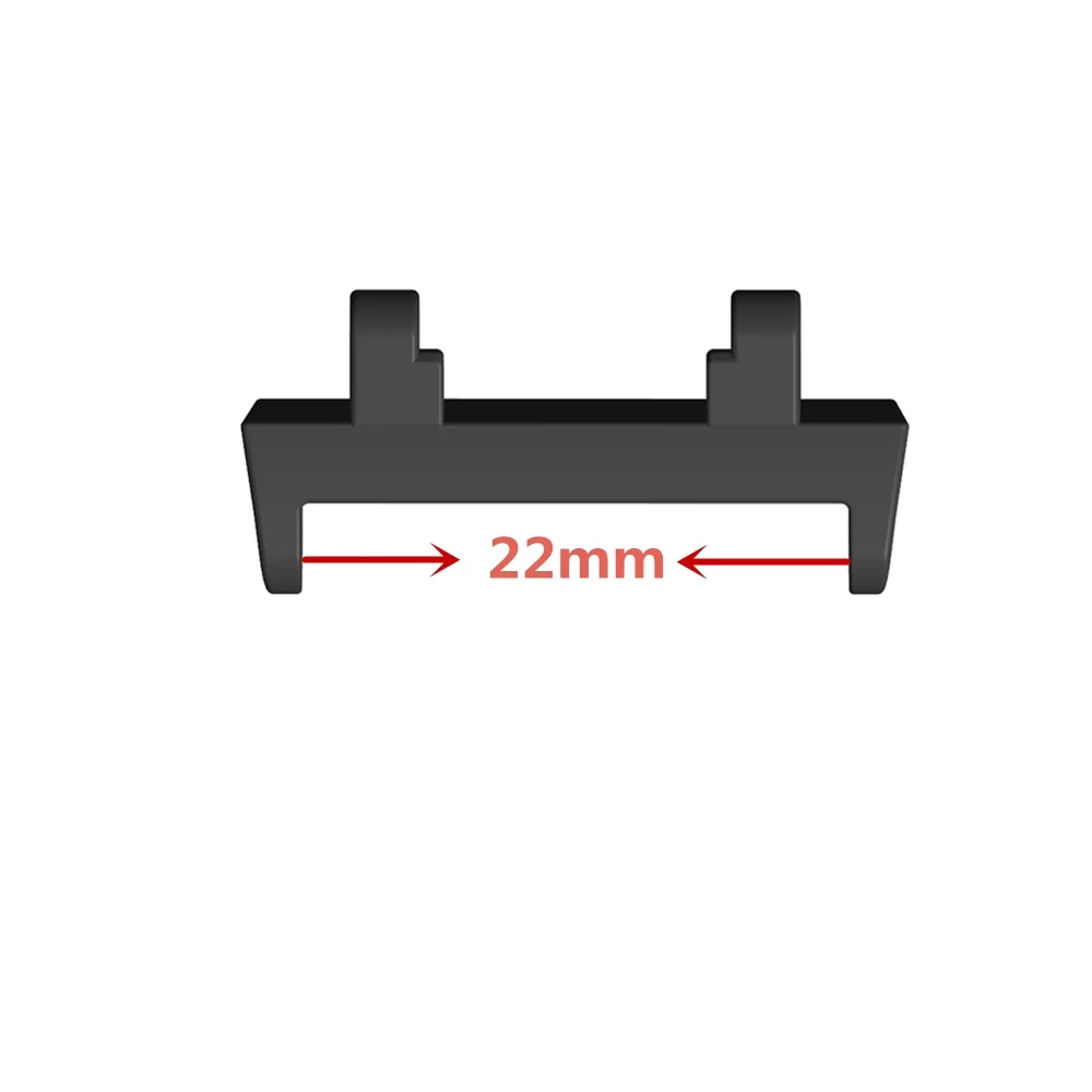 BEHUA 2 Stück Metall-Verbinder für Huami Amazfit T-Rex 2 2Pro Smartwatch Stahlarmband-Adapter Verbindungselemente Zubehör – Detail 3
