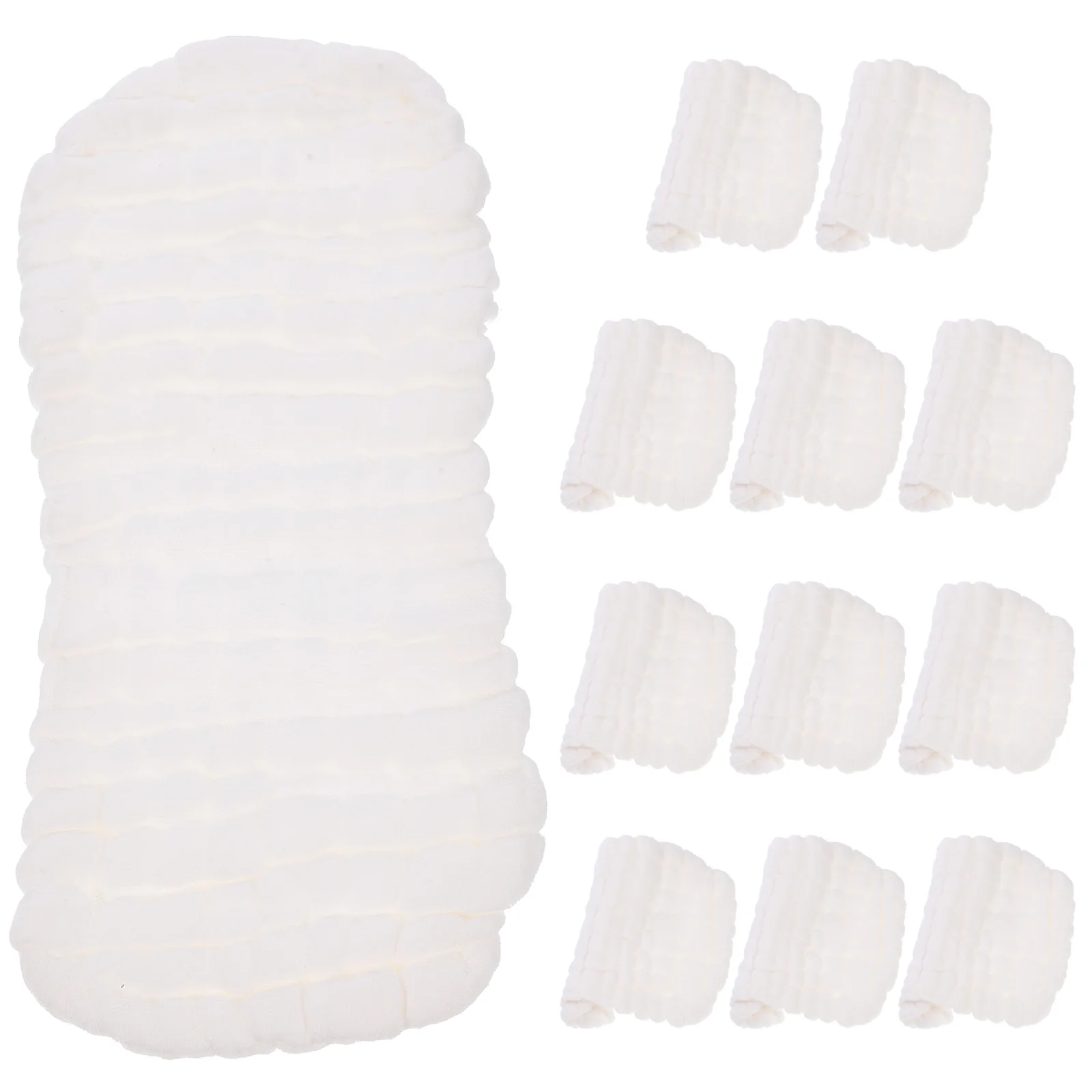 

10pcs Cloth Diapers Liners Newborn Cotton Inserts Washable Pads Peanut Shaped Reusable Cloth Diaper Liner For Infant