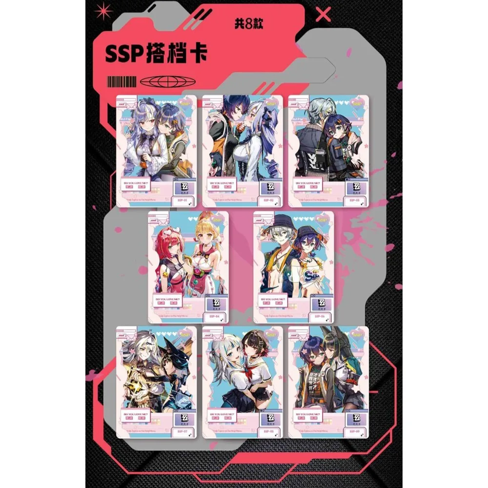 Zenless Zone Zero Game Collection Cards Popular ARPG Characters Retro Fashion Visual Arts Special Cards Players' Favorite Gifts