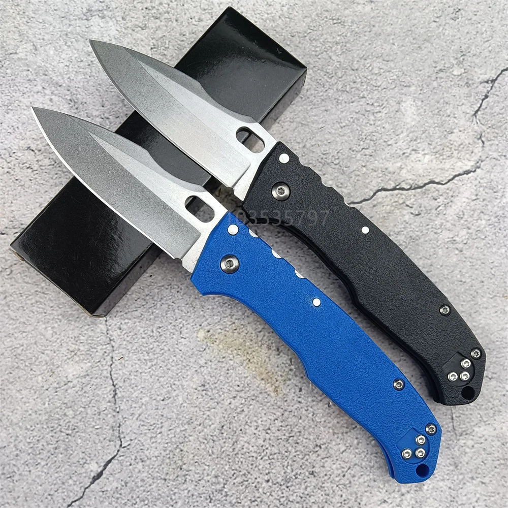 

C/S Pro Lite Portable Folding Knife 440C Blade Nylon Wave Fiber Handle with Clip Sharp Outdoor Tactical EDC Hunting Knives